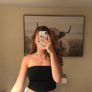 Black tube top